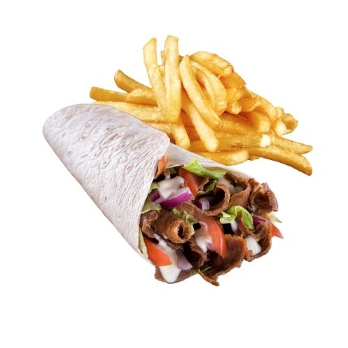 Kids Mini Lamb Doner Meat and Chips