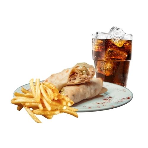 Kids Mini Chicken Doner Meat and Chips
