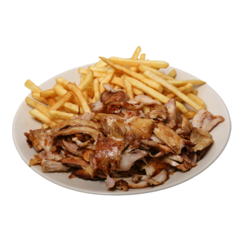Chicken Doner Meat and Chips