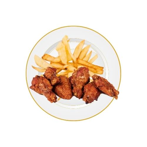 Chicken Wings and Chips